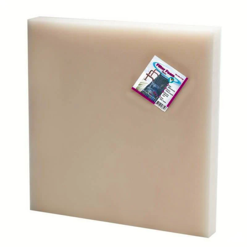 Filterschuim 50 x 50 x 2 cm Wit - Fijn