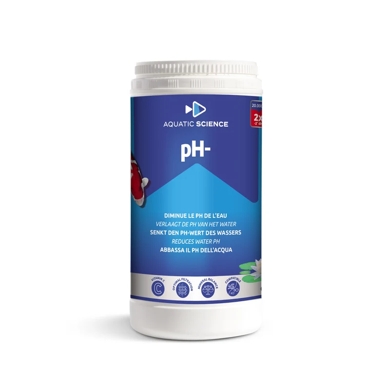 Aquatic Science pH- 5 kg - pH-verlager voor vijverwater