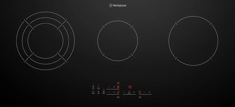 Westinghouse 90cm 3 Zone Ceramic Cooktop