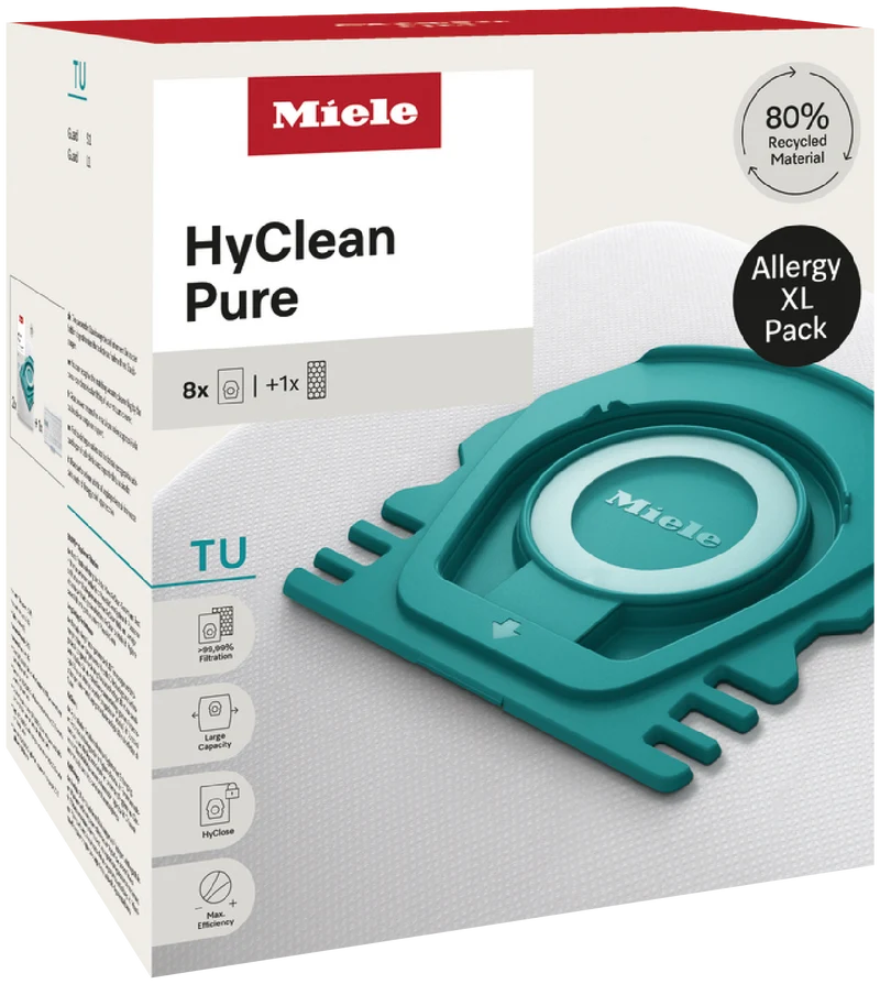 Miele TU HyClean Pure Allergy XL Dustbag for Guard S1 & L1 Models