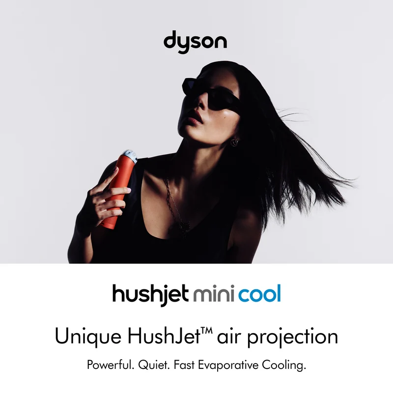 Dyson Hushjet Mini Cool (Carnelian/Sky)