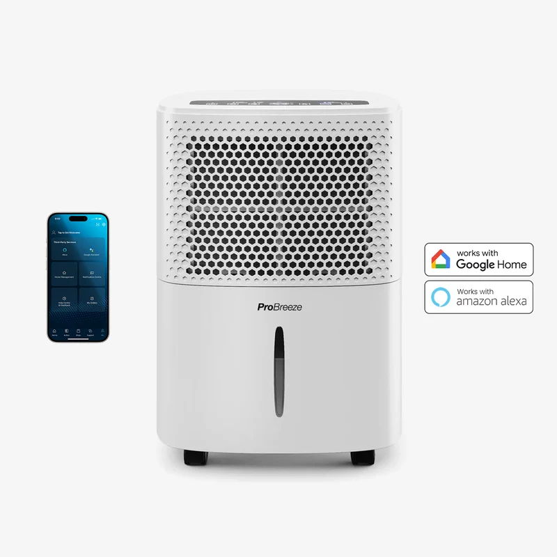 12L Dehumidifier with Built-in Humidistat and Smart App Control