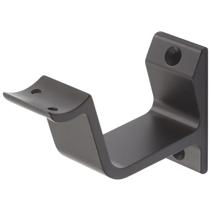Hermeta LEUNINGHOUDER 76MM - HOL ZADEL MAT ZWART - OPSCHROEVEND - 3552-18