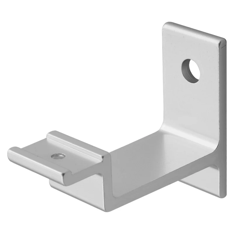 Hermeta Leuninghouder 65mm - Vlak Zadel - Aluminium Naturel - 3541-01