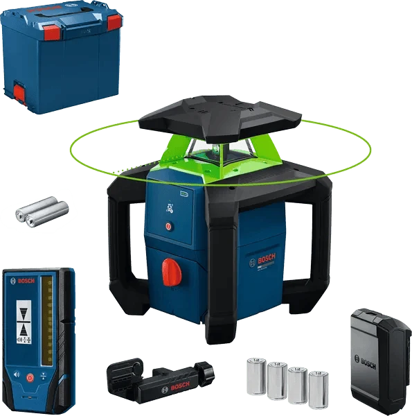 Bosch GRL18V-3-31G Rotatielaser 2xAA en Houder in L-Boxx 374 - 0601061G01
