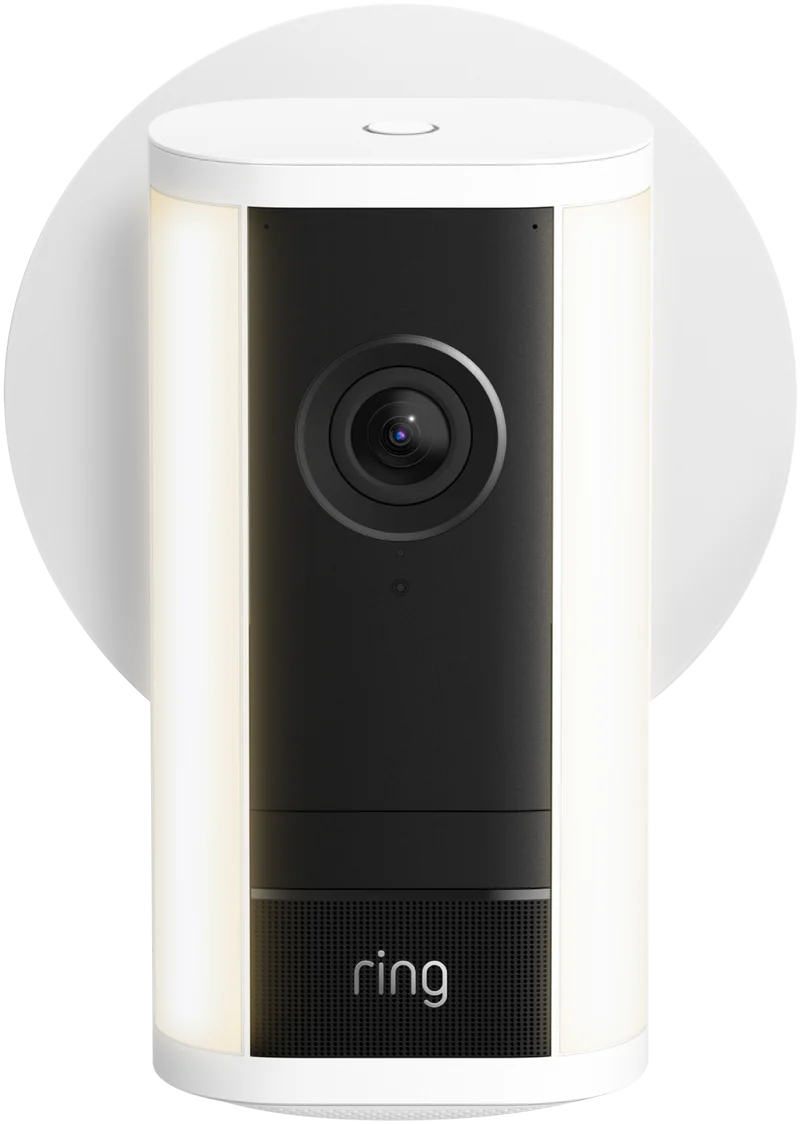 Ring Spotlight Camera 4K Pro - Wired Security Camera - White