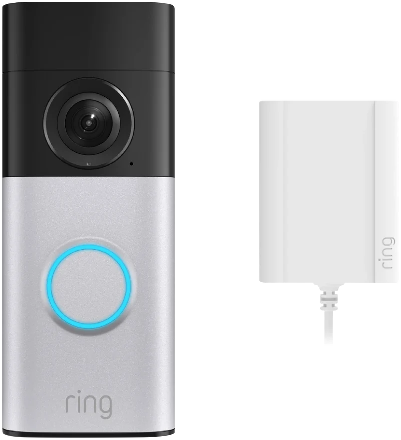 Ring Wired Video Doorbell 2K Plus - Plug-In