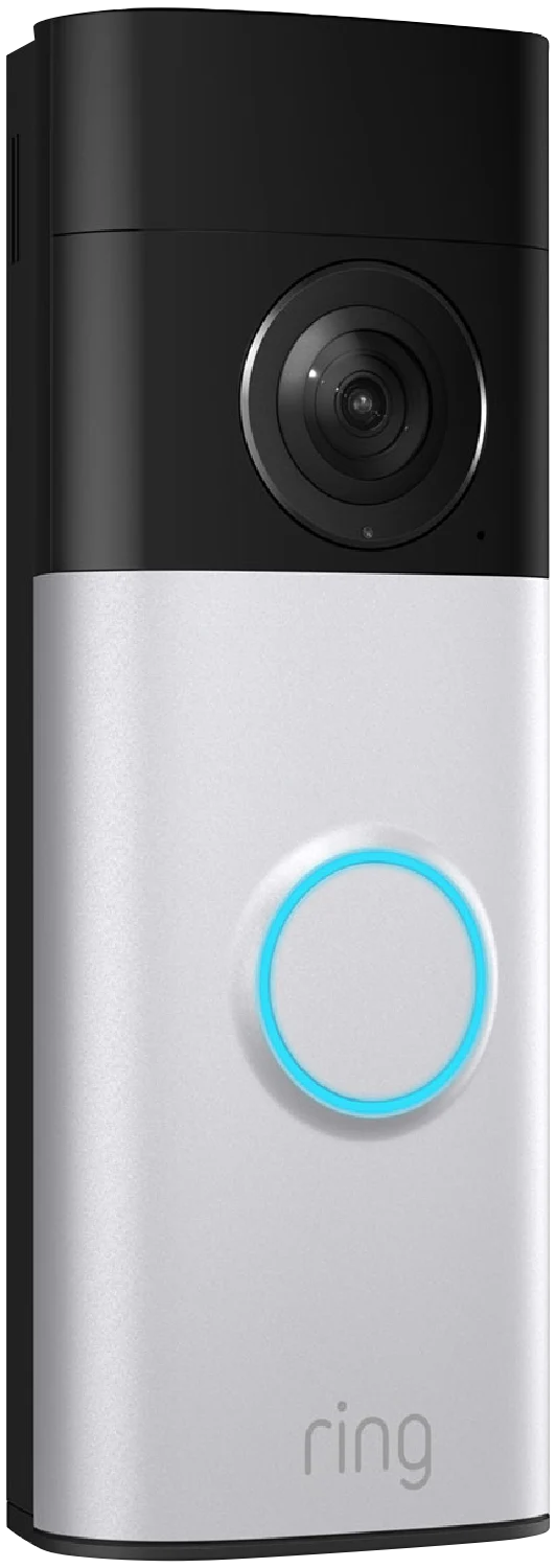 Ring Battery Video Doorbell 2K Plus - Nickel Silver