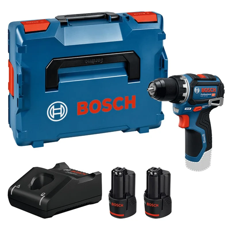 BOSCH GSR12V-32 2X3 ACCUSCHROEFMACHINE L-BOXX - 2x GBA 12V 3,0 Ah