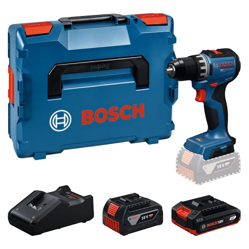 BOSCH GSR 18V-52 ACCUSCHROEFBOORMACHINE 1x GBA18V2,0Ah, 1x GBA18V4,0Ah + GAL