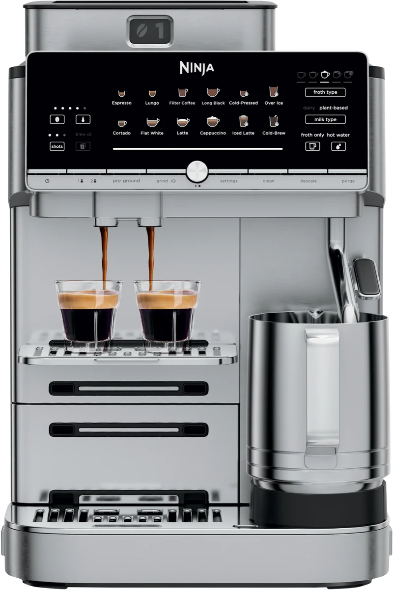 Ninja Auto Barista Pro Automatic Espresso Machine Stainless Steel
