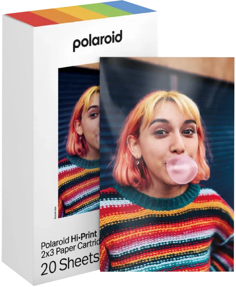 Polaroid HiPrint Gen 2 2x3 Paper Cartridge - 20 Sheets