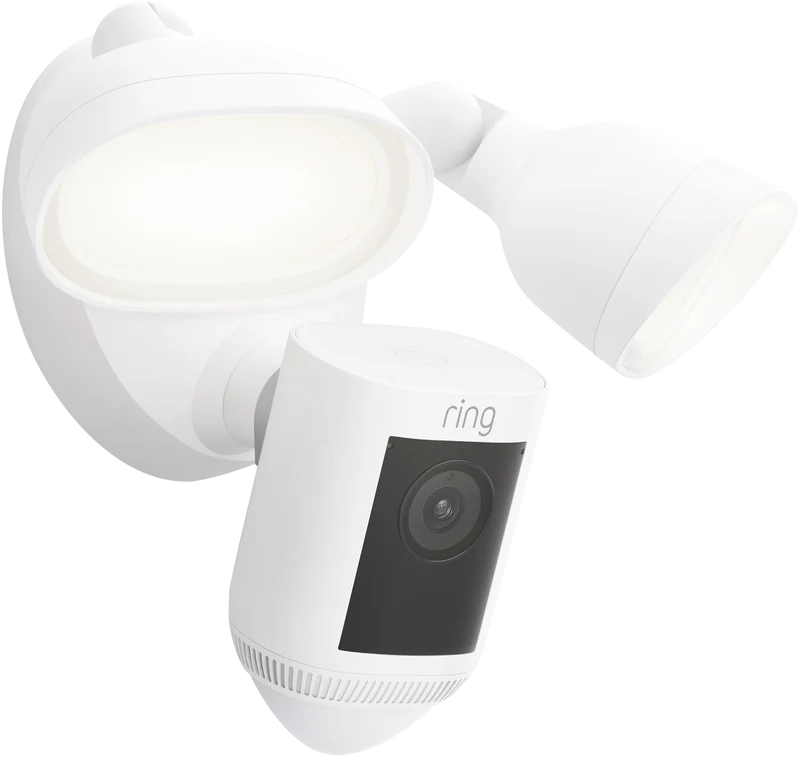 Ring Floodlight Cam Pro 2K Wired (White)