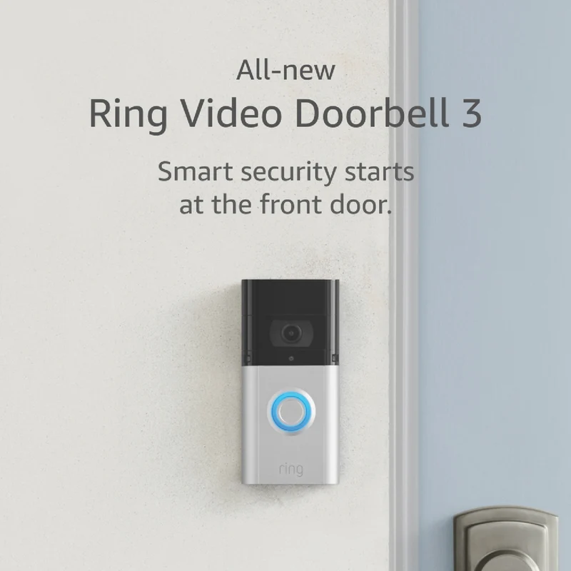 Ring Video Doorbell 3 (Nickel/Bronze)