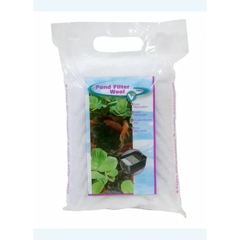 Velda Filterwatten Wit 100 gram - Fijn filtermedium voor vijverfilters