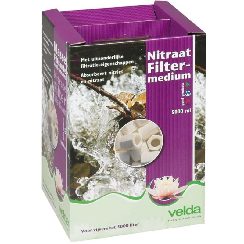 Velda Nitraat Filtermedium 5000 ml - biologisch filtermateriaal voor vijvers tot 5000 liter