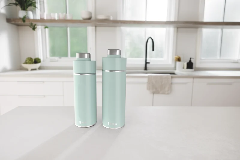Ninja Thirsti 700ml Travel Bottle Seafoam Blue