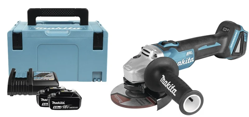 Makita DGA504RTJ LXT 18V Haakse Slijper 125mm
