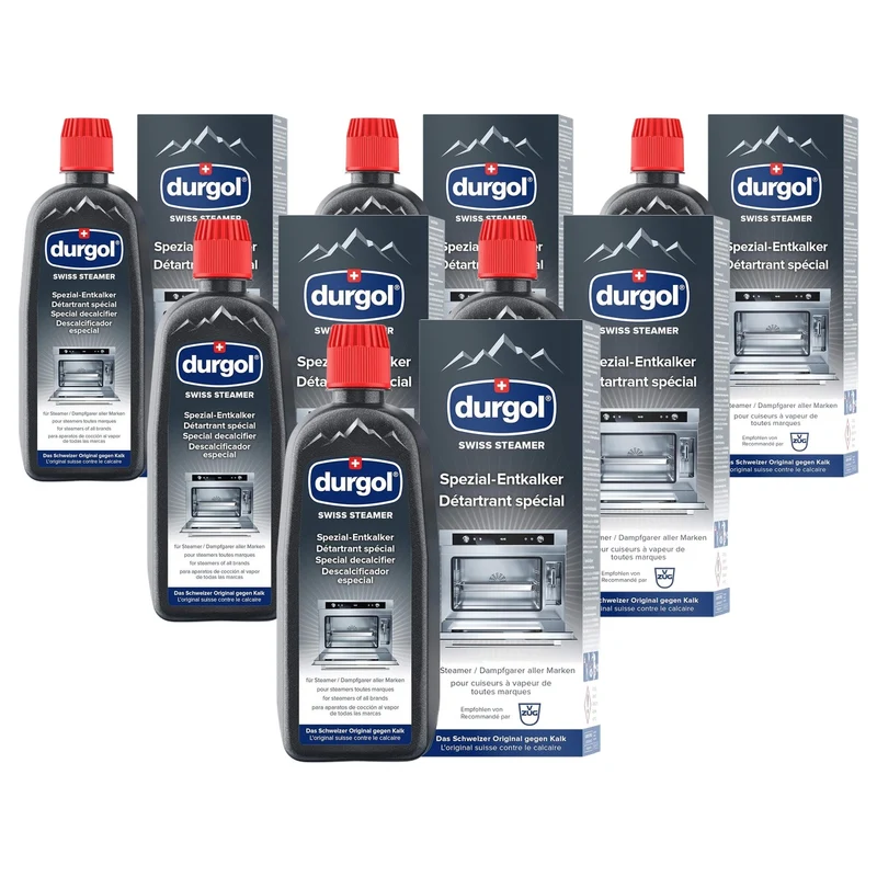 Durgol swiss steamer speciale ontkalker 6 x 500 ml - Voordeelverpakking