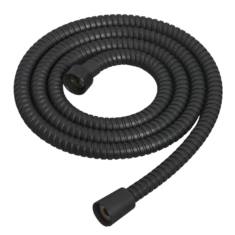 Tiger Ultra doucheslang RVS mat zwart 1,5m