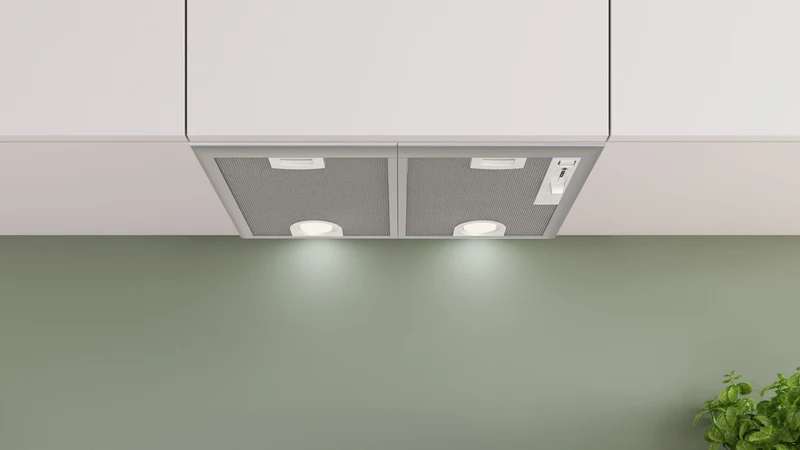 Bosch Series 4, 53cm Integrated Rangehood, Silver Metallic