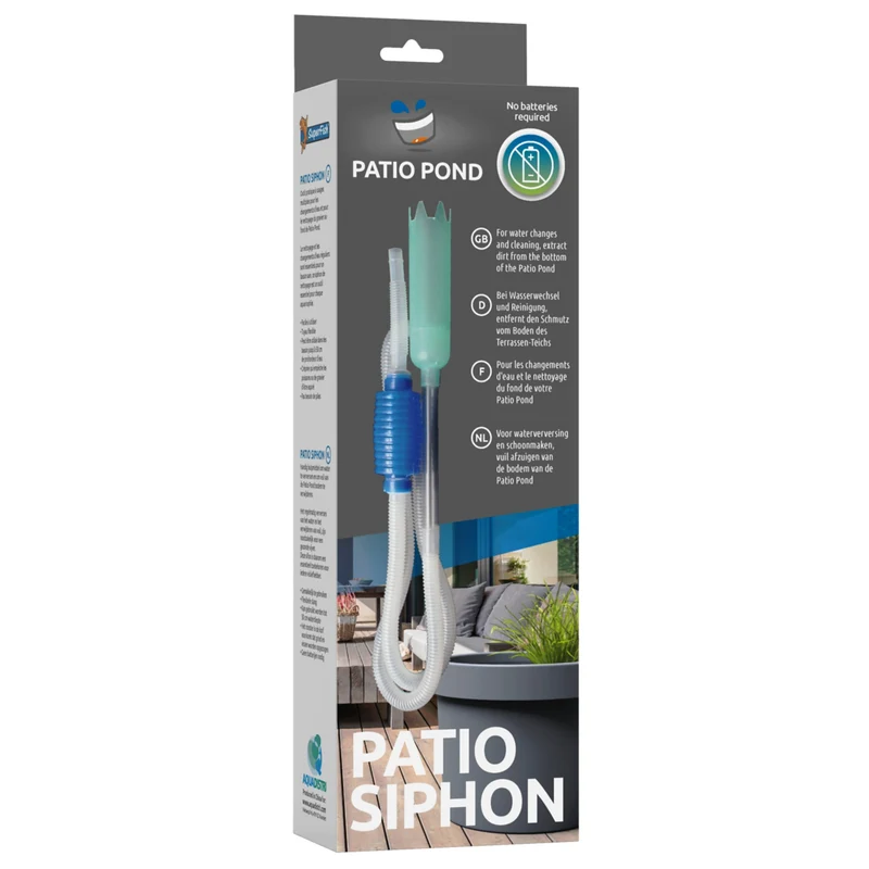 Superfish Patio Pond Siphon - Hevel en bodemreiniger voor terrasvijver