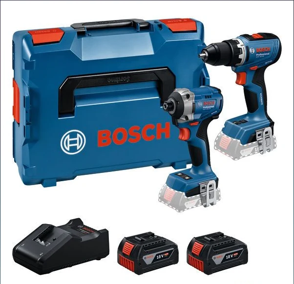 Bosch GSR 18V-65 / GDR 18V-215 18V Accu Combiset - 0615A50090