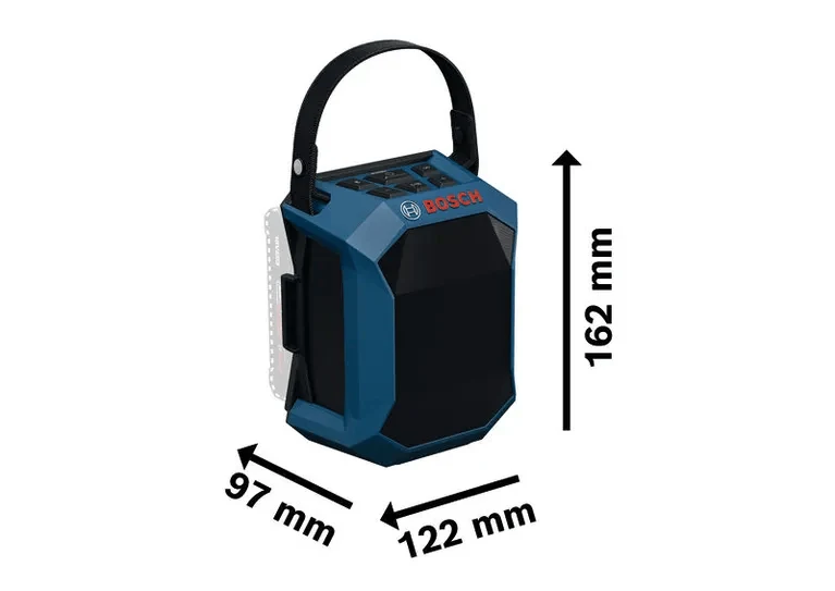 Bosch GPB 18V-1 C 18V Accu Bouwradio - 06014A7000