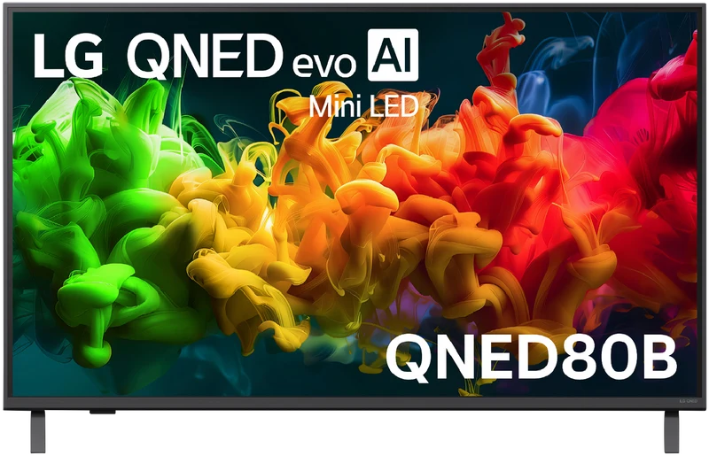LG 43" QNED80B EVO AI Mini LED 4K Smart TV 2026