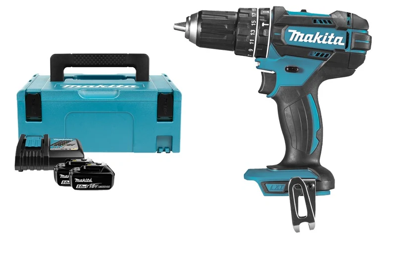 MAKITA DHP482RTJ KLOPBOORSCHROEFMACHINE 18V 5.0 AH