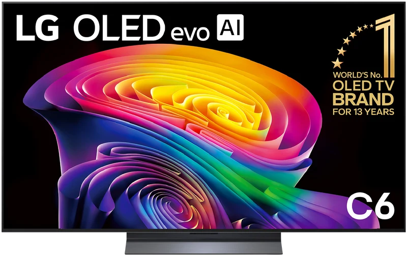 LG 55" OLED EVO AI C6 4K Smart TV 2026
