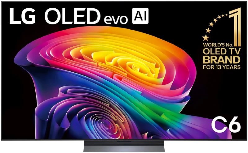 LG 65" OLED EVO AI C6 4K Smart TV 2026