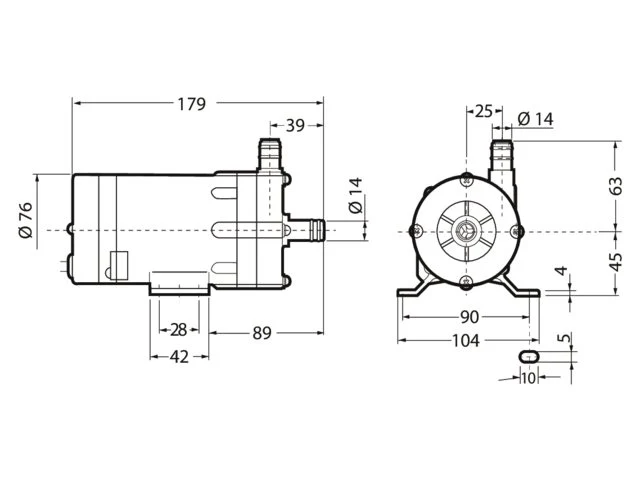 Velair Waterpomp centrifugaal 15l 230V