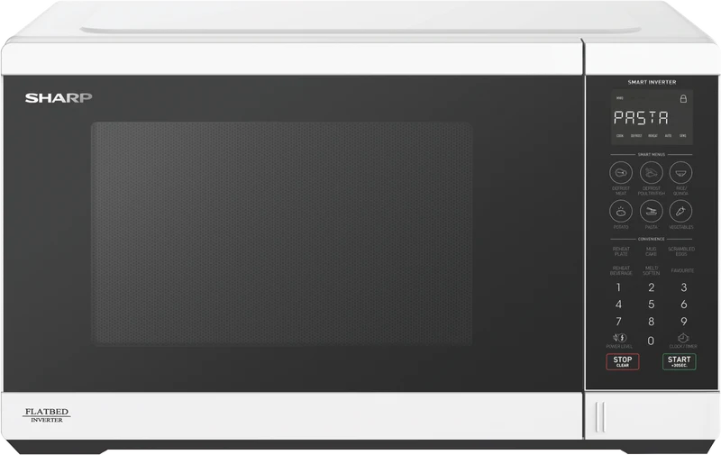 Sharp 32L 1200W Flatbed Microwave White