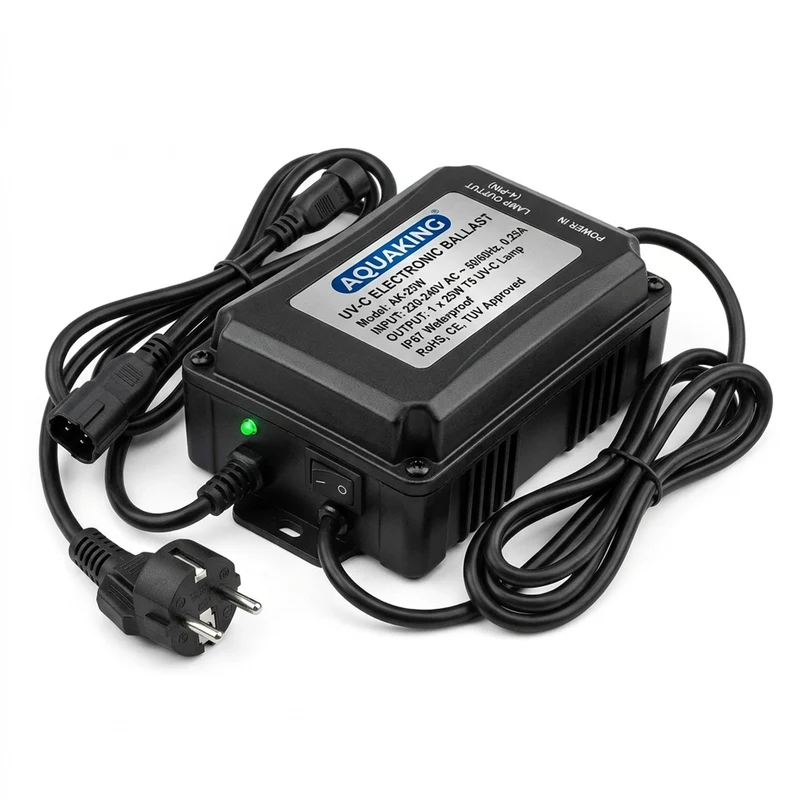 AquaKing Ballast RVS² 55 Watt UV-C - elektronisch voorschakelapparaat