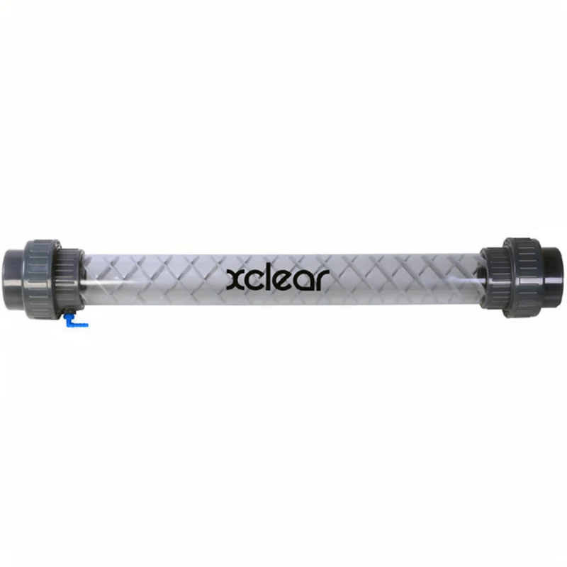 Xclear statische mixer 75 mm met koppeling - ozon en zuurstof menging