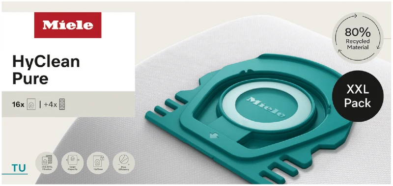 Miele TU HyClean Pure XXL Dustbag for Guard S1 & L1 Models