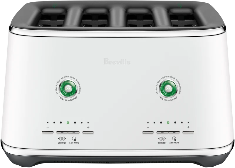 Breville The Eye Q 870 Auto 4 Slice Sea Salt Toaster