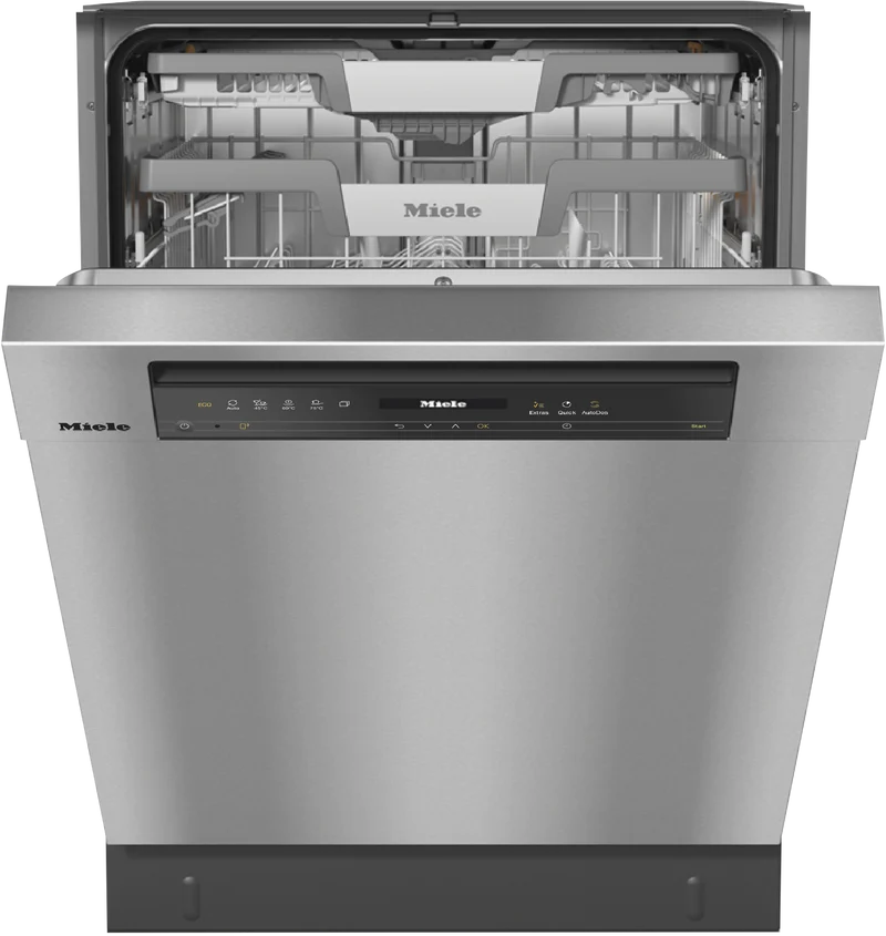 Miele 60cm Built-Under Dishwasher with AutoOpen Drying, Hygiene Programme and PowerDisk CleanSteel