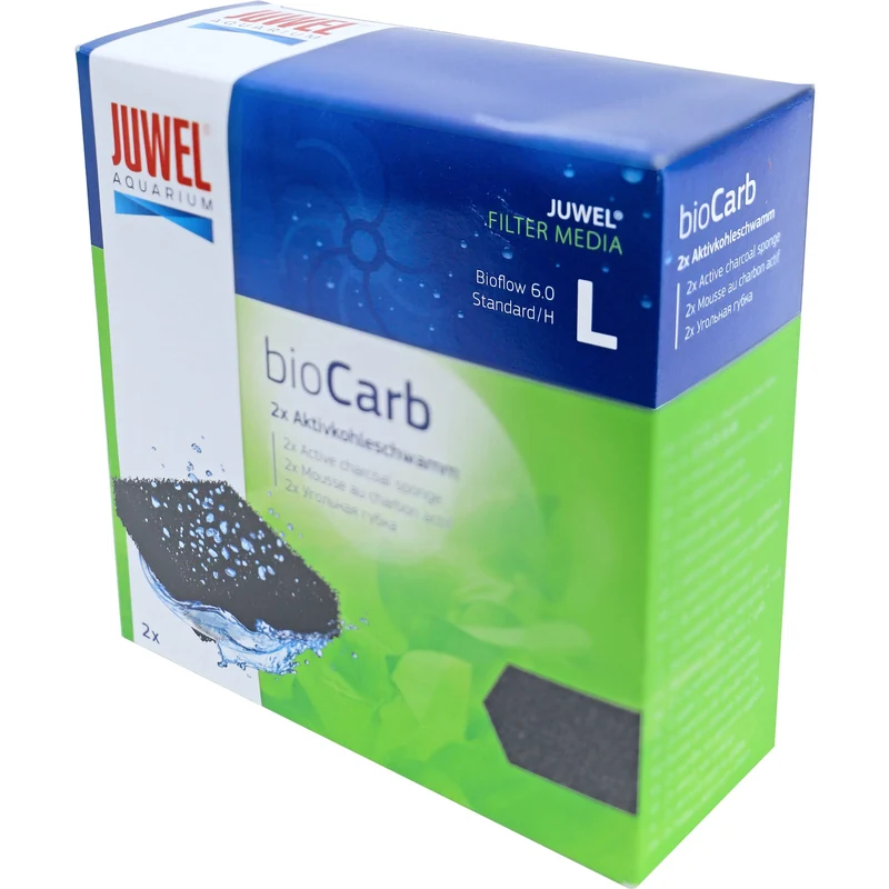 Juwel Koolpatroon Bioflow 6.0 Standaard - BioCarb actieve kool spons 2 stuks
