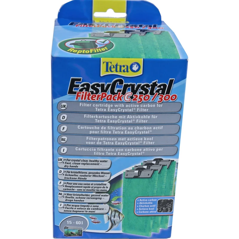 Tetra EasyCrystal Koolpack C 250/300 - Filterpatroon met actieve kool 3 stuks