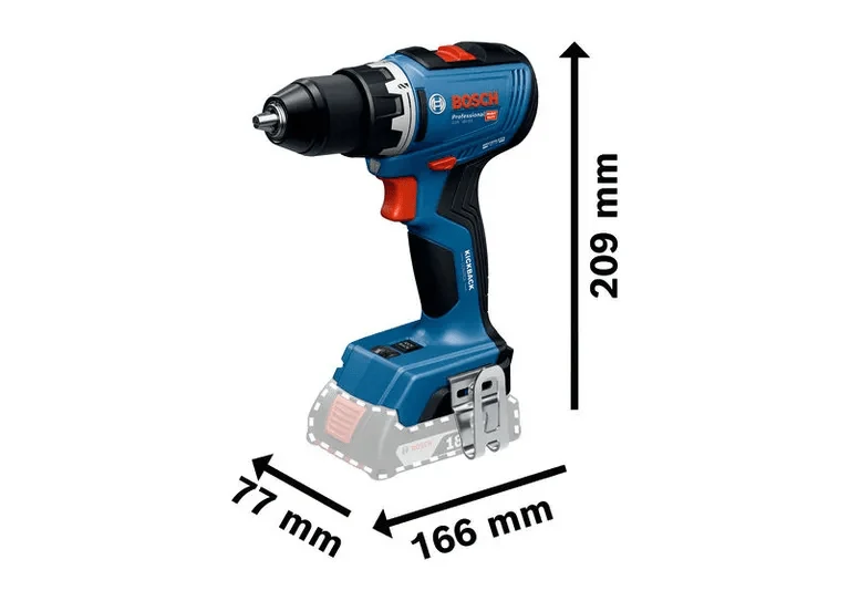 Bosch GSR 18V-65 Accuschroefboormachine Solo in L-Boxx