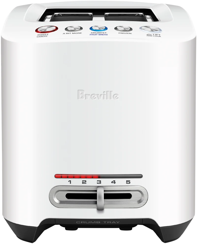 Breville The Smart Toast 4 Slice Long Slot Sea Salt Toaster