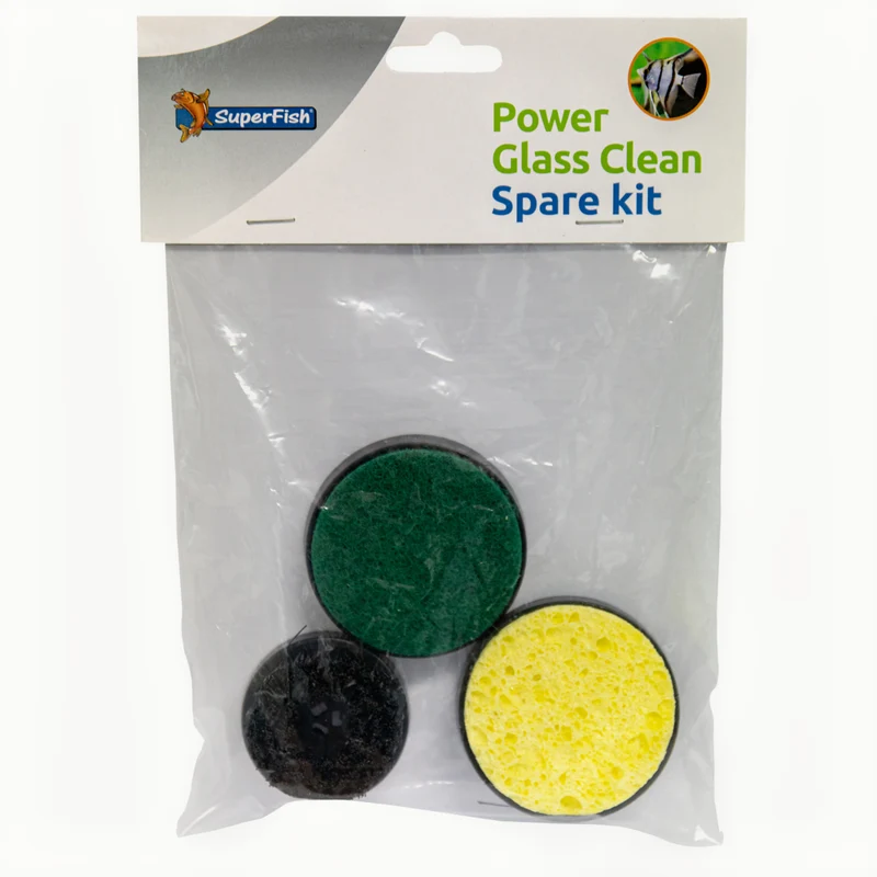 Superfish Power Glass Clean Spare Kit - vervangingsset voor magnetische glasreiniger