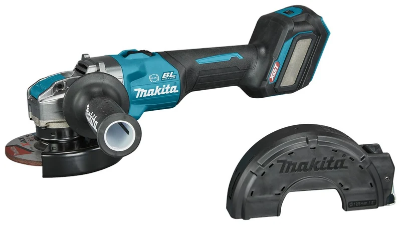 MAKITA GA041GZ 40V MAX HAAKSE SLIJPER 125MM MET VASTZETSCHAKELAAR