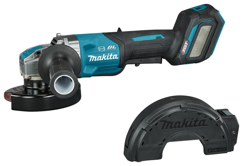 MAKITA GA044GZ 40V MAX HAAKSE SLIJPER 125MM MET VEILIGHEIDSSCHAKELAAR