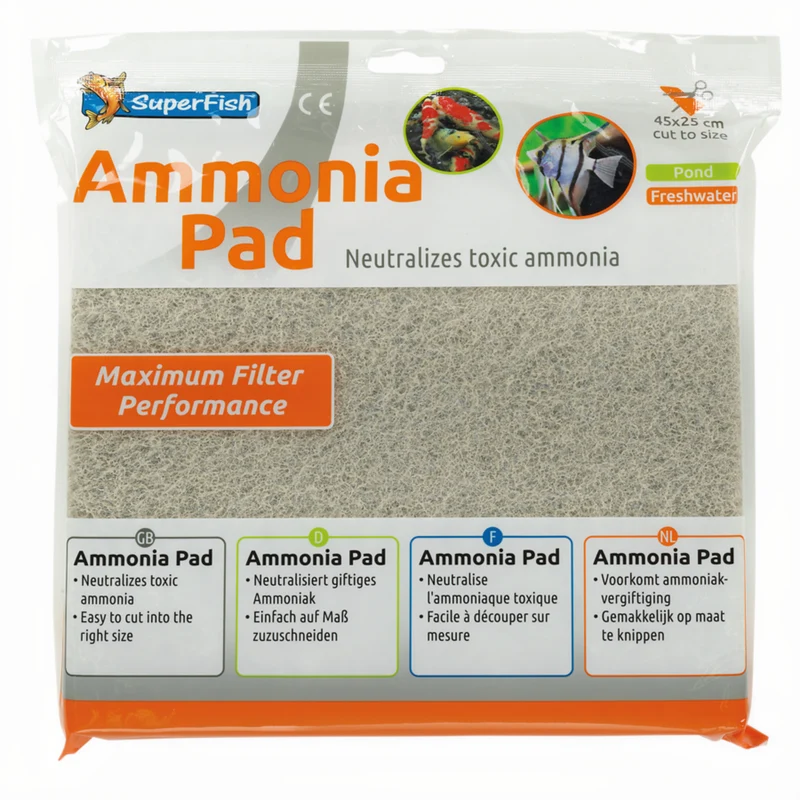 Superfish Nitrate Pad 45 x 25 cm - Nitraatverwijdering filtermat voor aquariumfilters