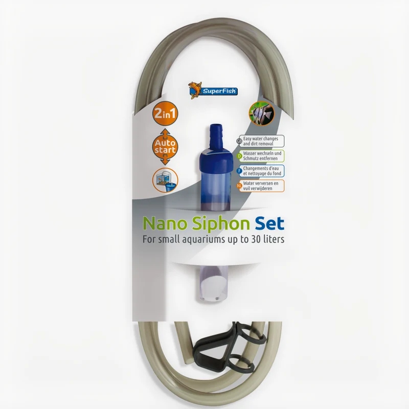 Superfish Nano Syphon Set - Bodemreiniger voor nano-aquariums en kleine aquariums