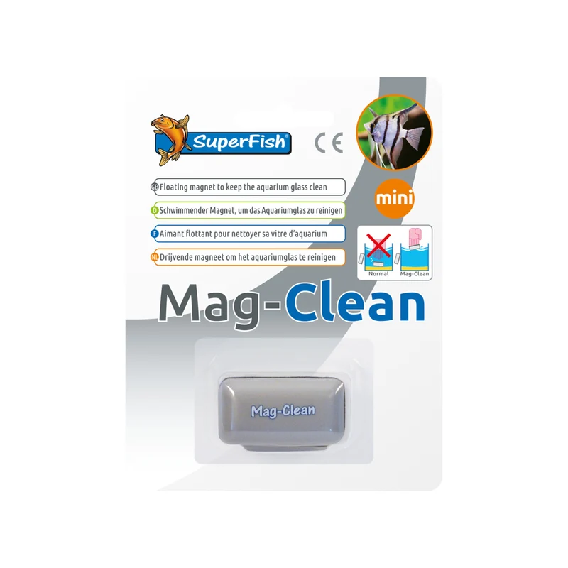 Superfish Mag Clean Mini - Magnetische glasreiniger voor aquaria tot 3 mm glasdikte