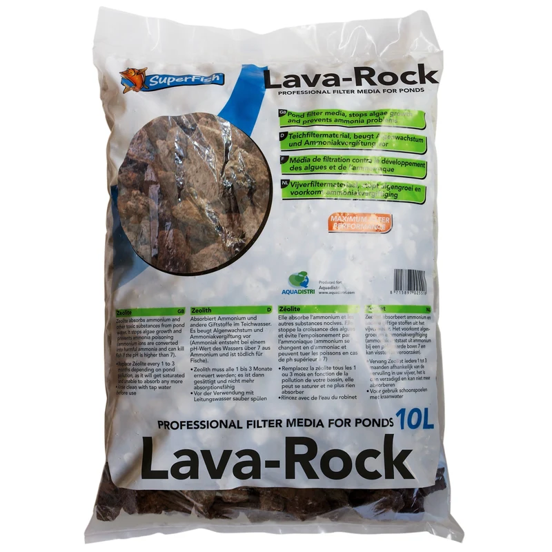 Superfish Filterlava 25 liter - biologisch filtermedium van lavasteen